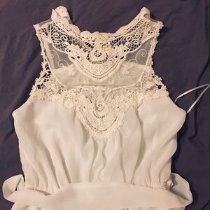 White boutique dress